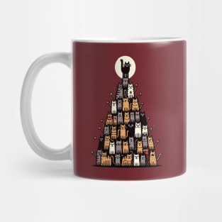 Cat Christmas Tree Mug